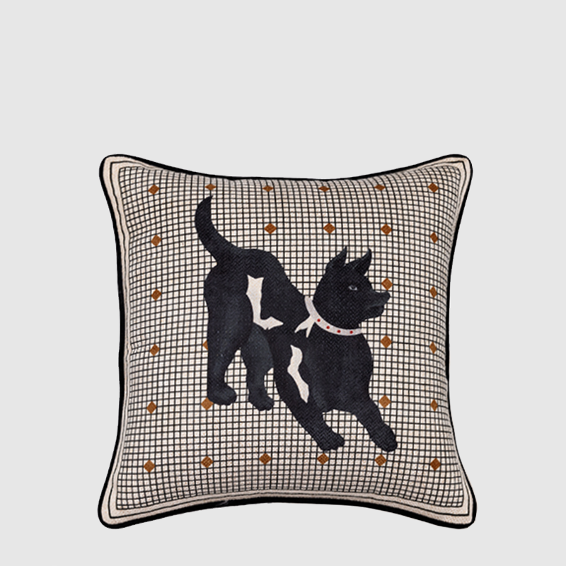 Greyhound Dog Decorative Cushion Cover Throw Pillow Case