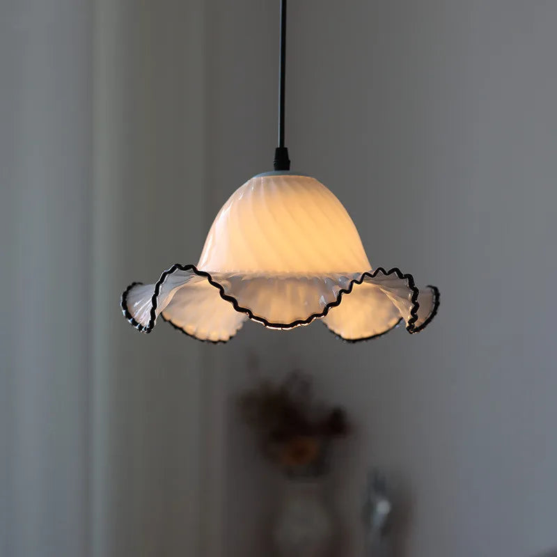 Lila Glas Pendelleuchte