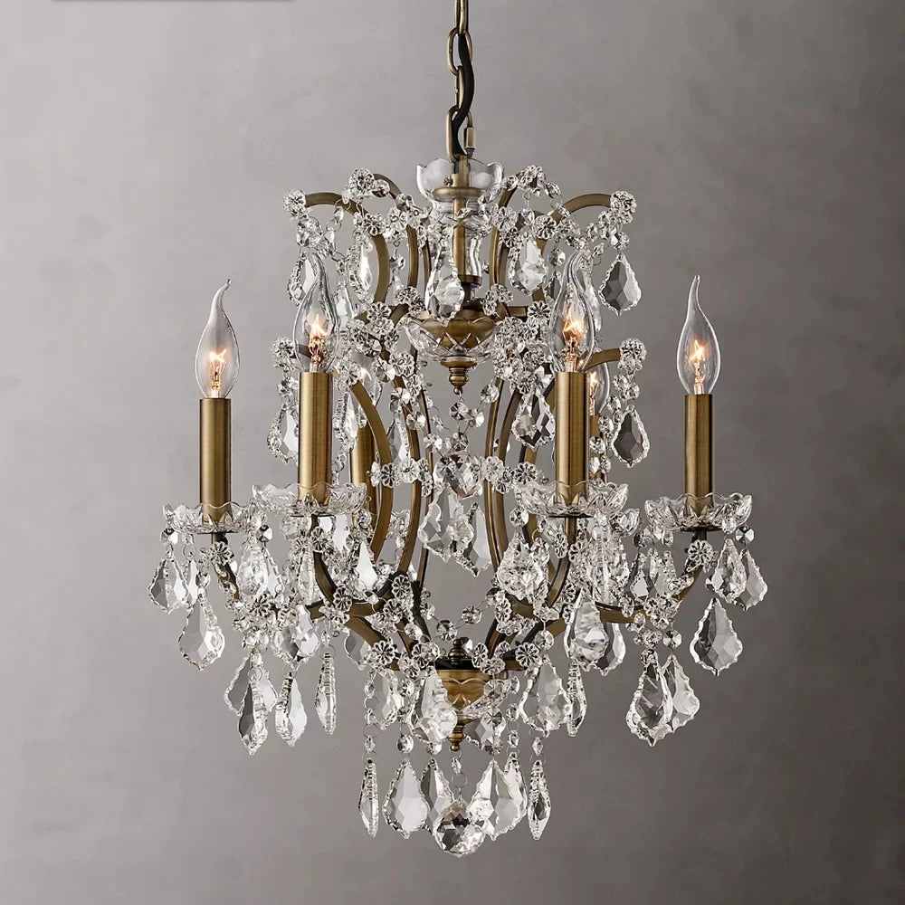 American Luxury Crystal Candle Chandelier