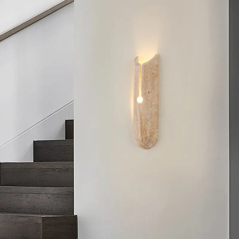 Natural Stone Travertine Hallway Wall Sconces