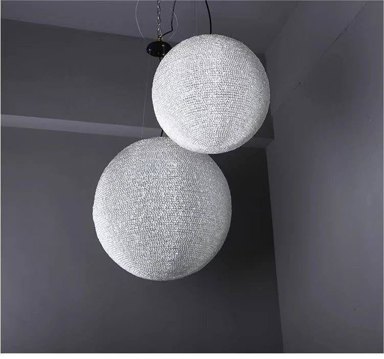 American Loft Globe Crystal Chandelier