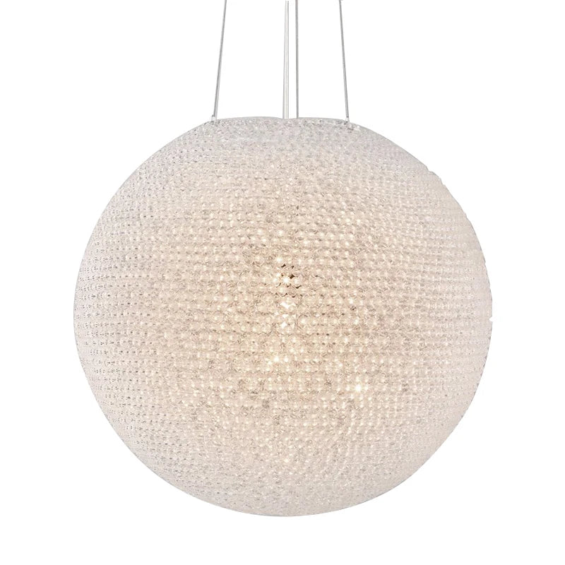 American Loft Globe Crystal Chandelier