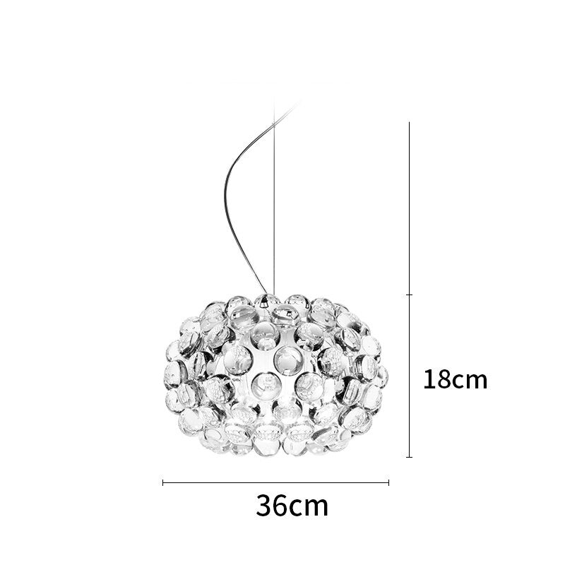 Moderner Taoismus-Luxus-LED-Kronleuchter aus Acryl