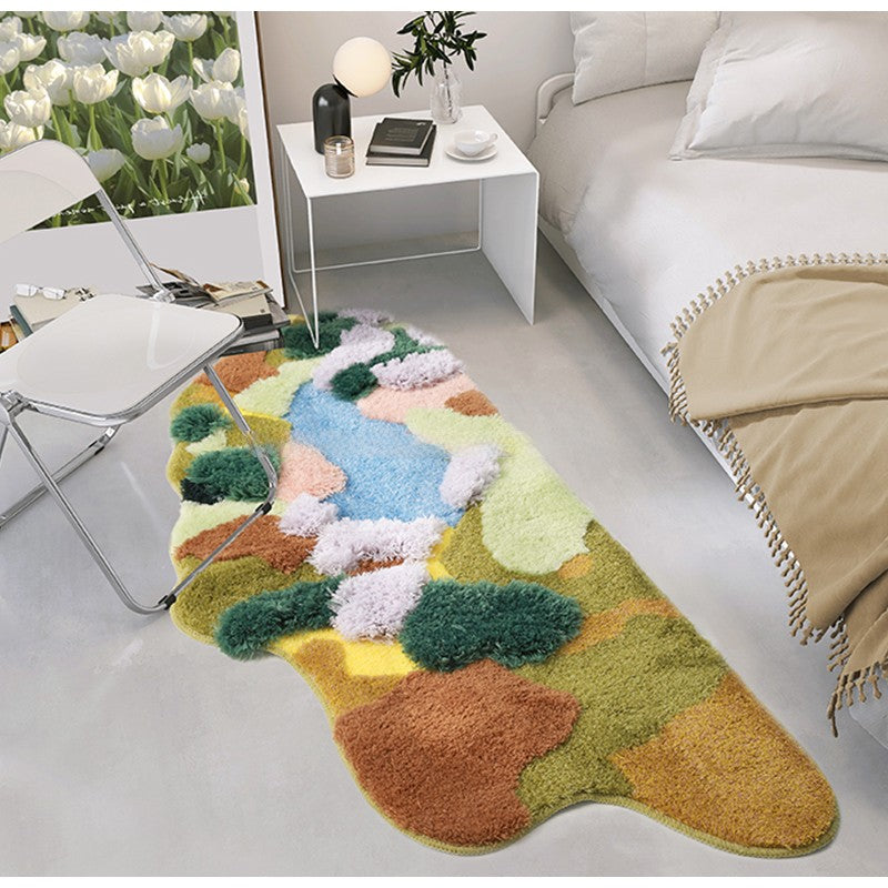 Boho Chic Mossy Nordic Ultra Soft Handgetuftete Teppiche