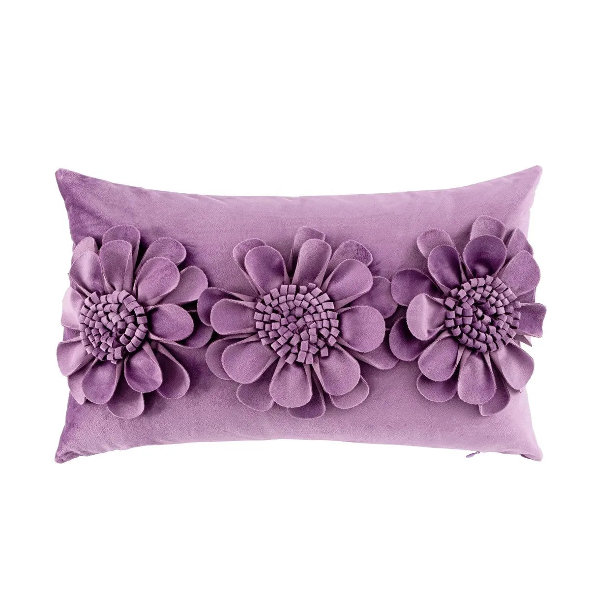 Dutch Daisy Throw Pillow Case, Handmade