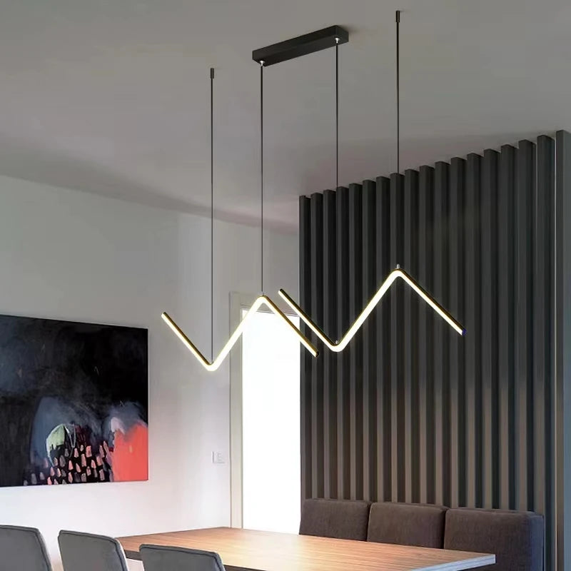 Leyland LED Black Aluminum Pendant Light