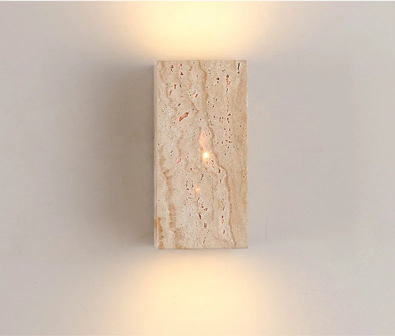 Natural Stone Travertine Hallway Wall Sconces