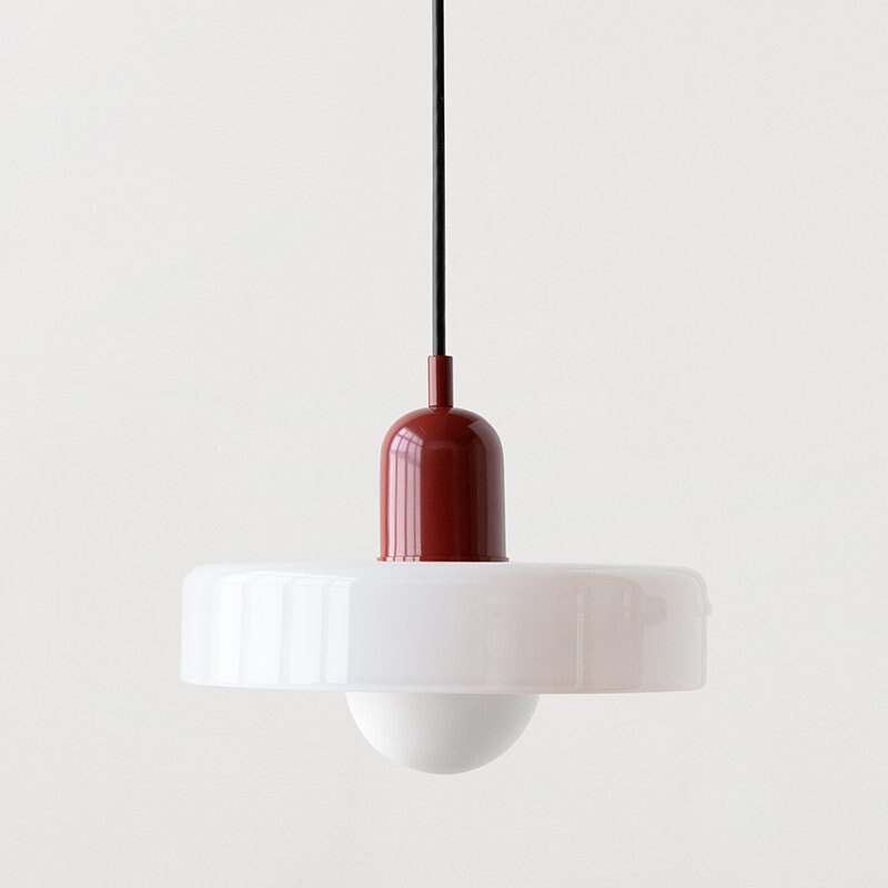 Bauhaus Stained Glass Pendant Light