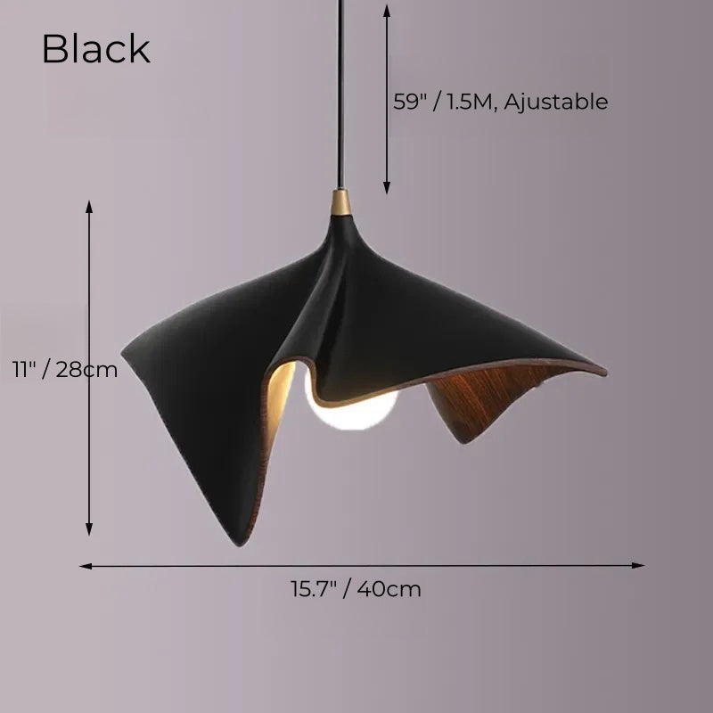 Unique Leather-Shaped Looking Resin Pendant Lighting