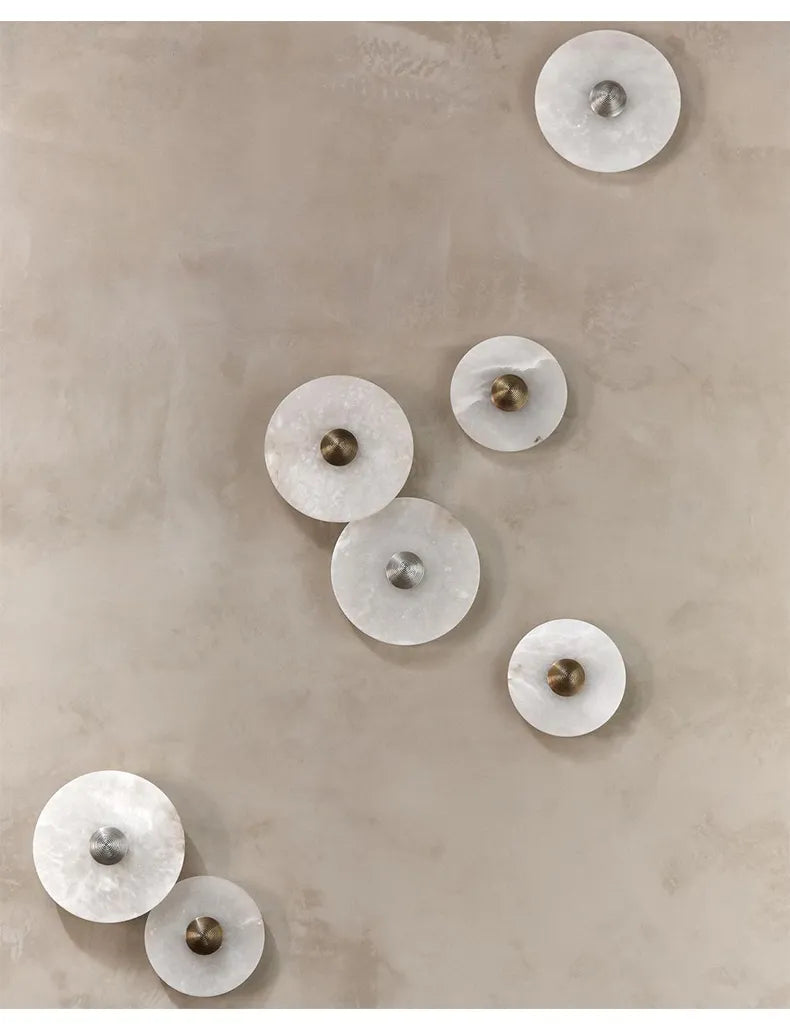 Circle Marble LED Wall Light