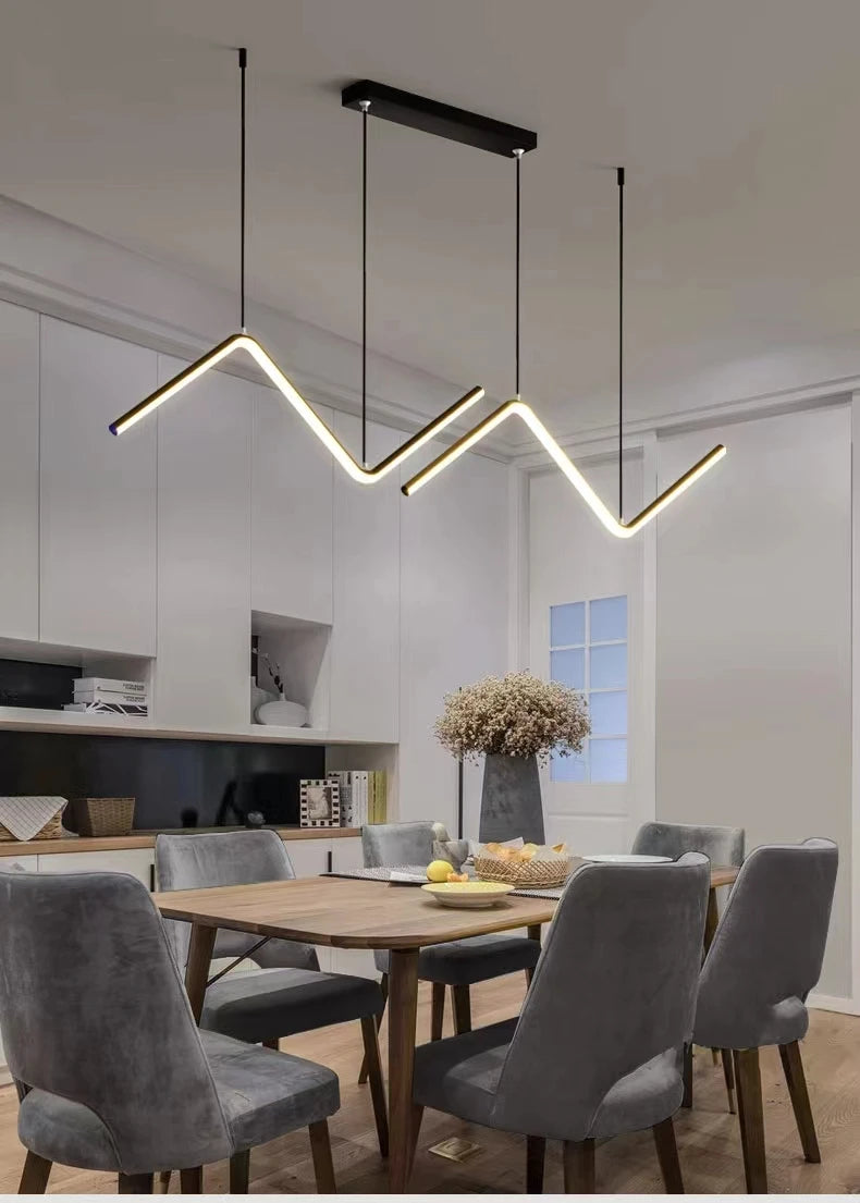 Leyland LED Black Aluminum Pendant Light