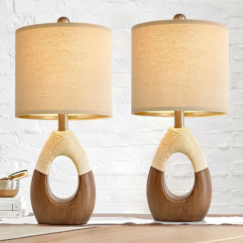 Easton Jute Table Lamp (19")