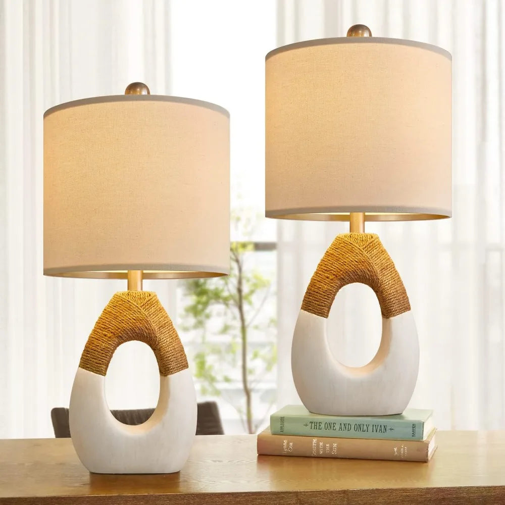 Easton Jute Table Lamp (19")