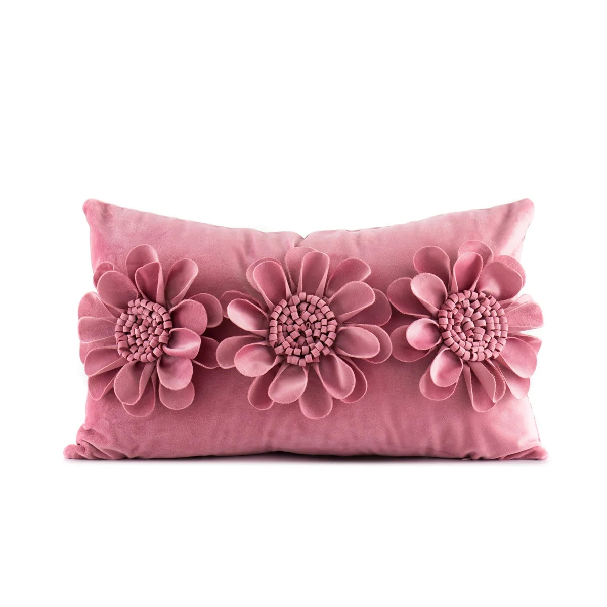 Dutch Daisy Throw Pillow Case, Handmade