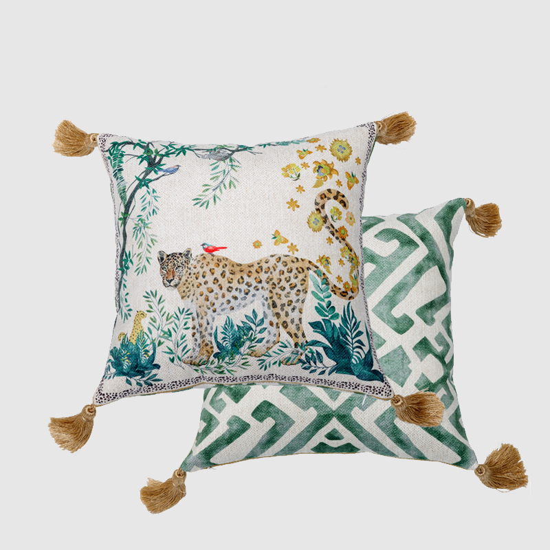 Walking Leopard Pillow Case