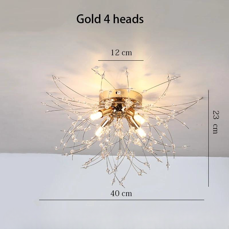 Modern Crystal Tree Branch Chandelier