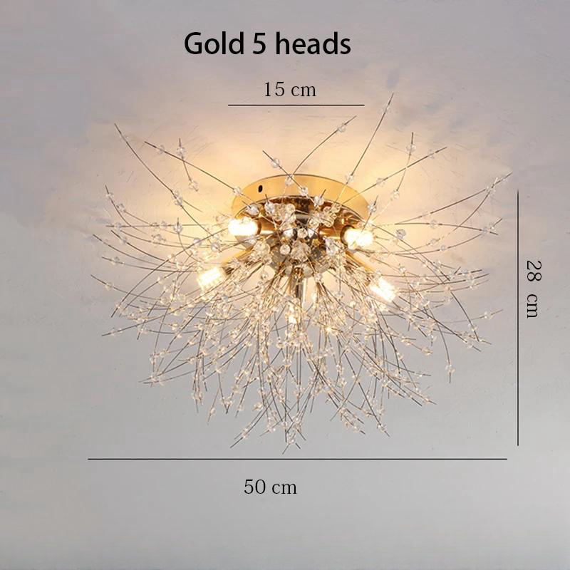 Modern Crystal Tree Branch Chandelier