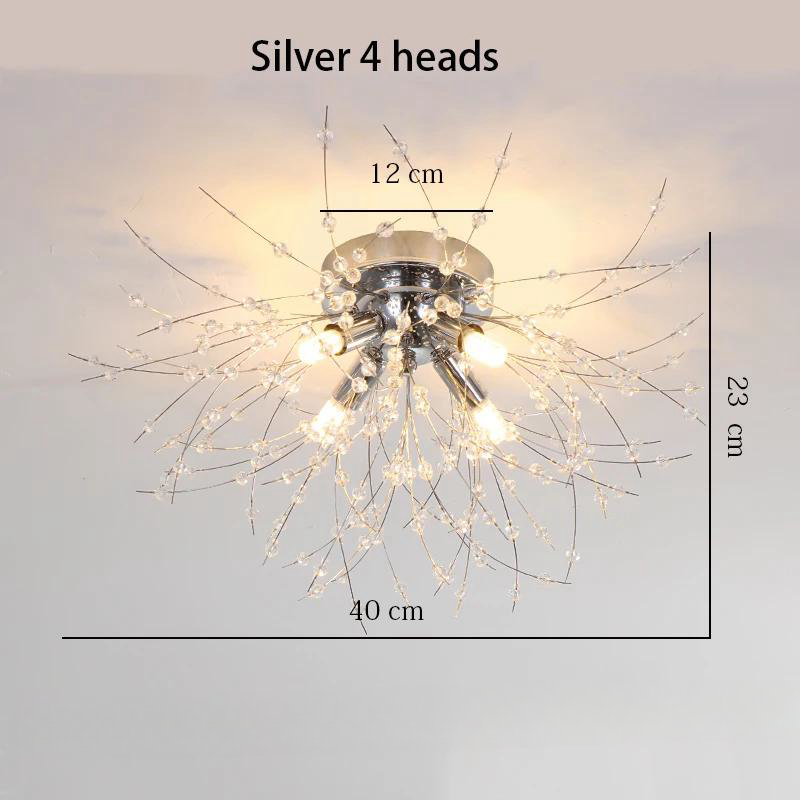 Modern Crystal Tree Branch Chandelier