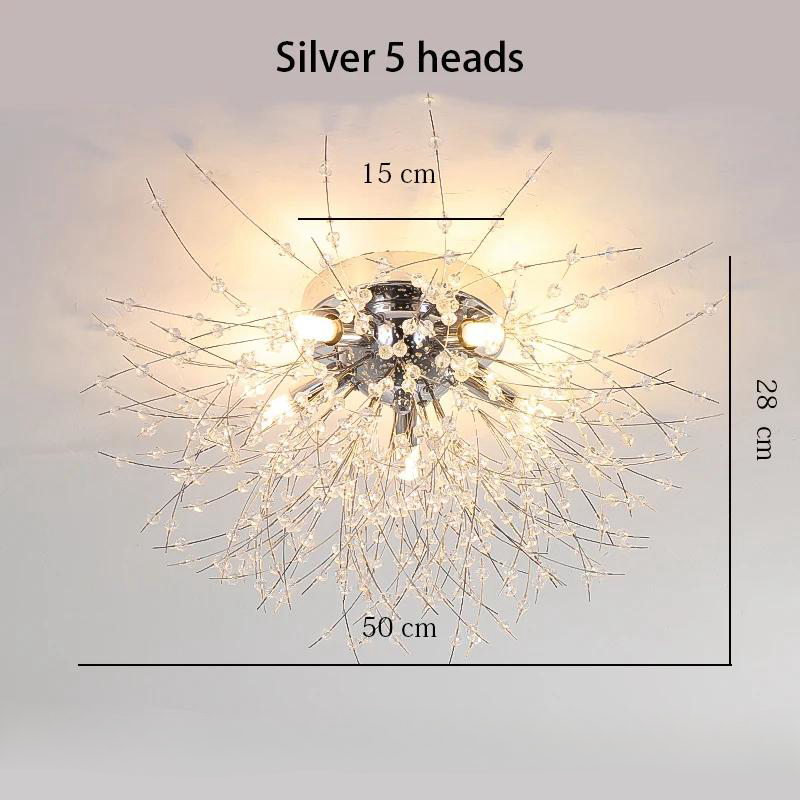 Modern Crystal Tree Branch Chandelier