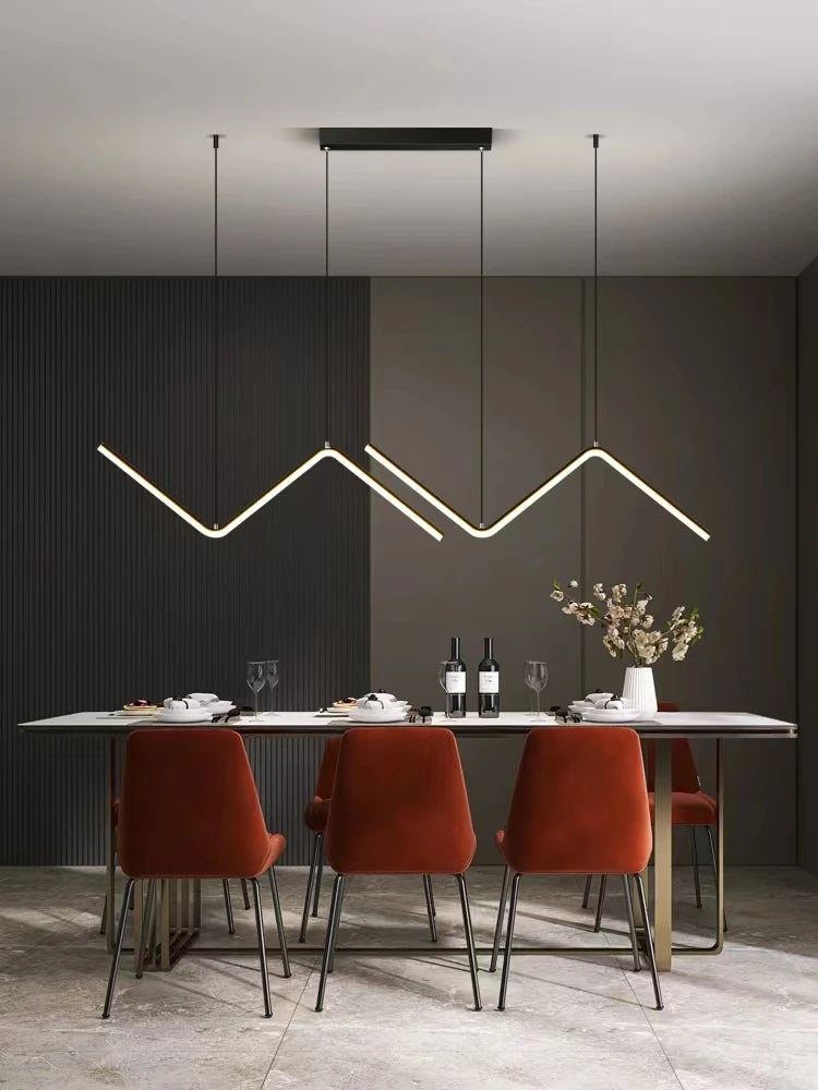 Leyland LED Black Aluminum Pendant Light