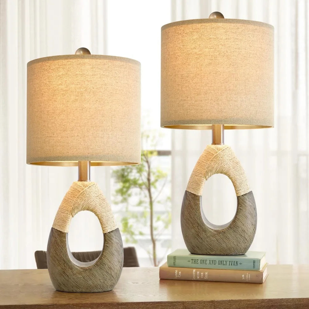 Easton Jute Table Lamp (19")