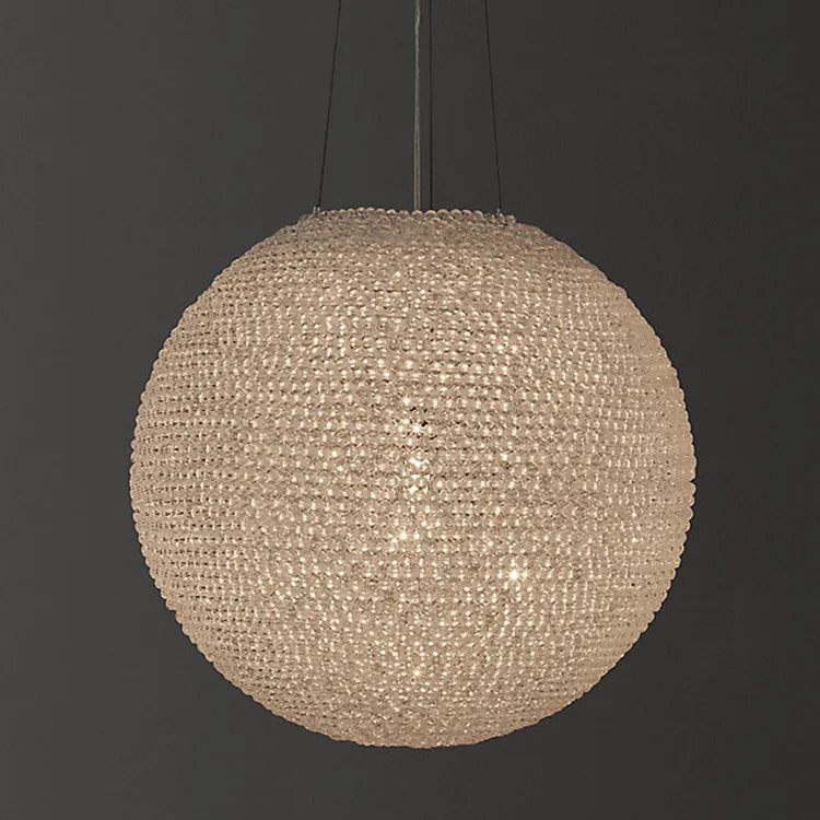 American Loft Globe Crystal Chandelier