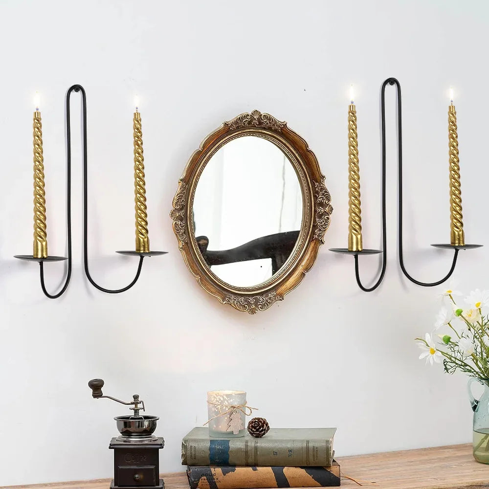 Artisanal Wall-Mount Candleholder (11")