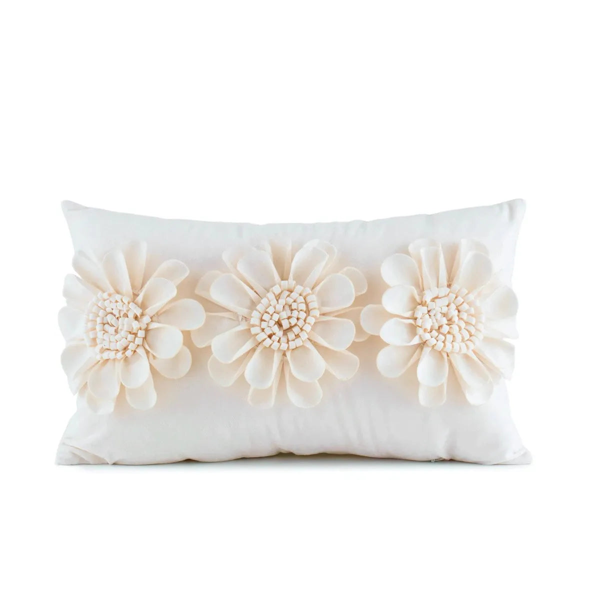 Dutch Daisy Throw Pillow Case, Handmade