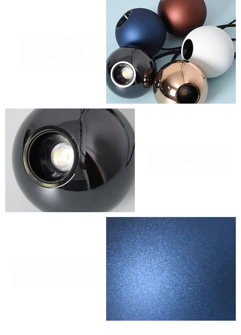 Vielseitige Globe LED Pendelleuchte