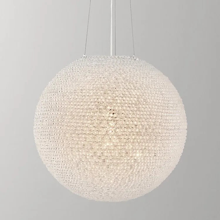 American Loft Globe Crystal Chandelier