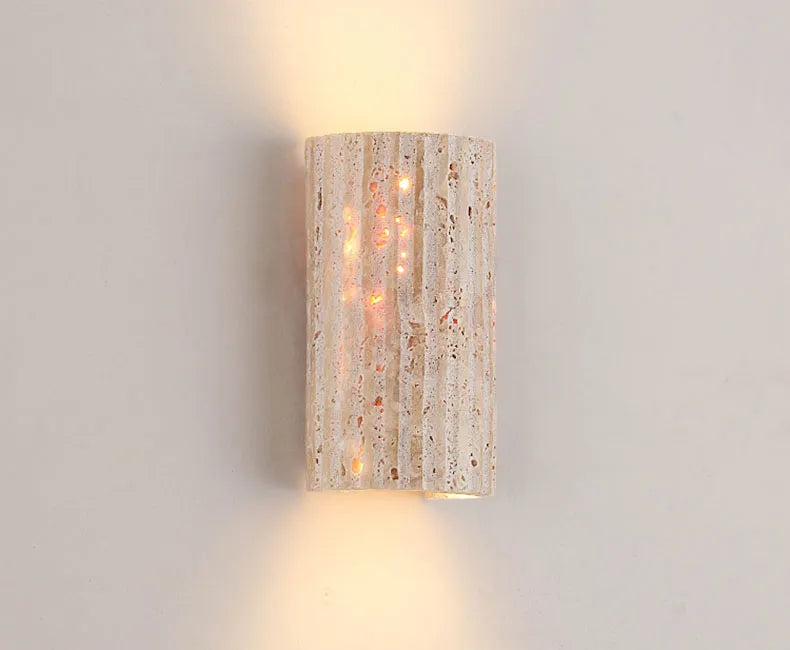 Natural Stone Travertine Hallway Wall Sconces