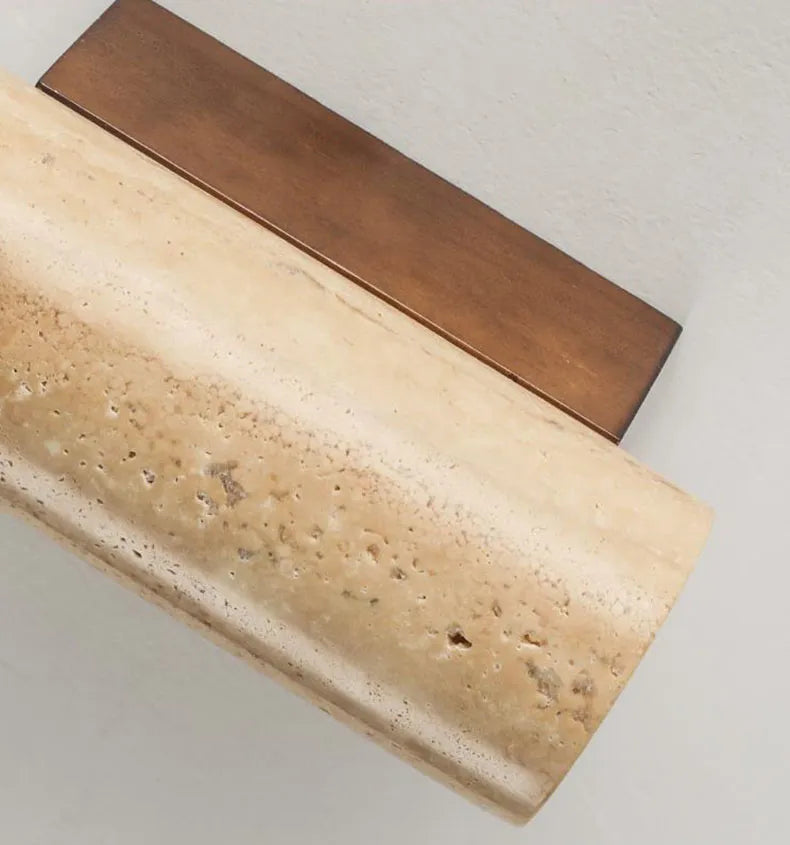 Natural Stone Travertine Hallway Wall Sconces