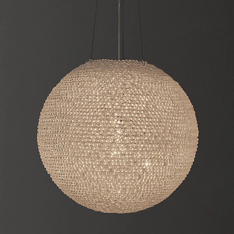 American Loft Globe Crystal Chandelier