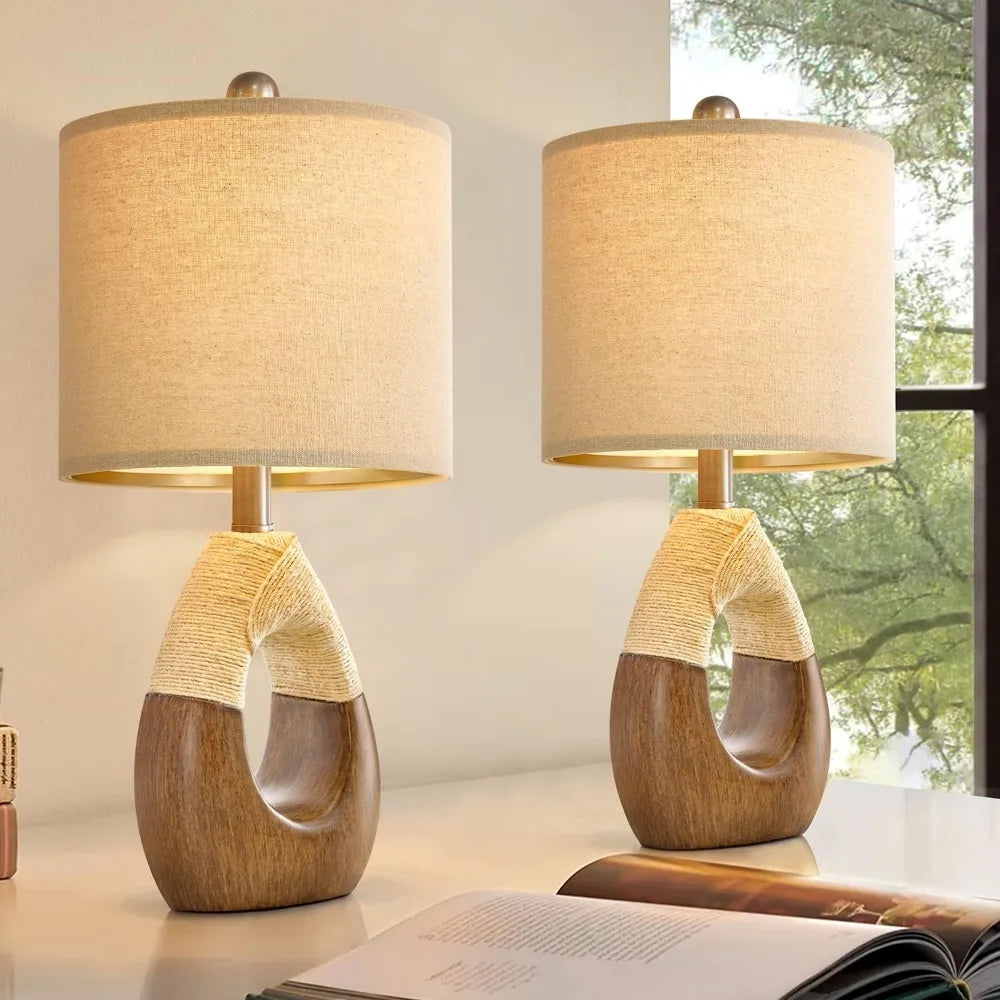 Easton Jute Table Lamp (19")