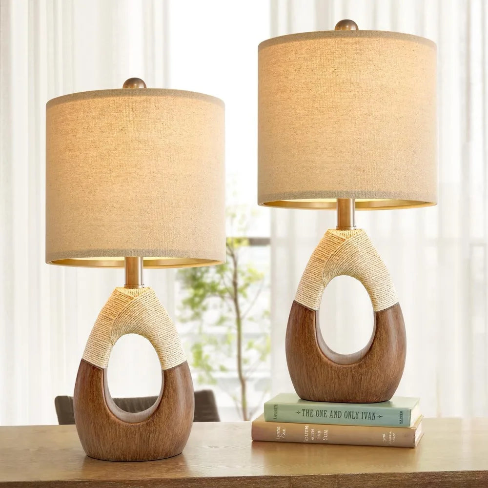 Easton Jute Table Lamp (19")