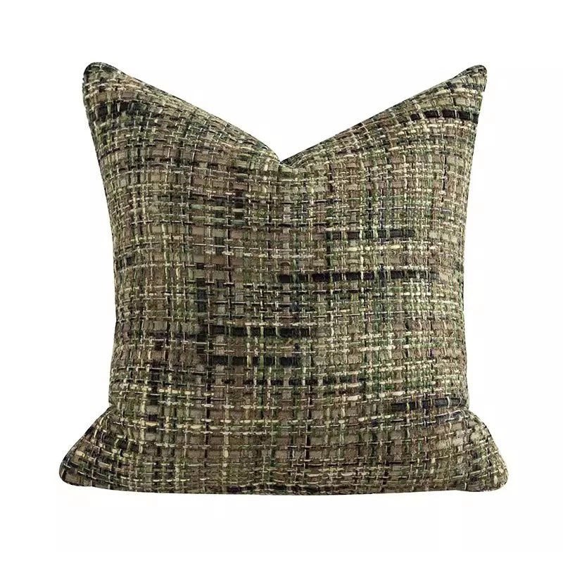 Boutique Moss Green Throw Pillow Case