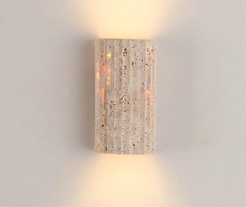 Natural Stone Travertine Hallway Wall Sconces