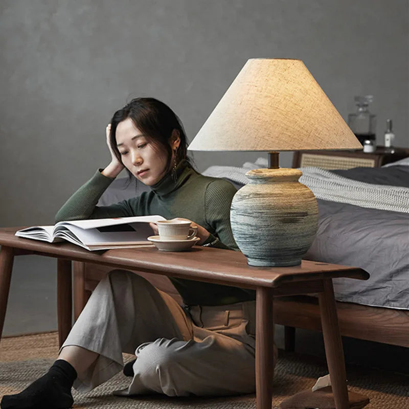 Faris Ceramic Table Lamp (18"-19")