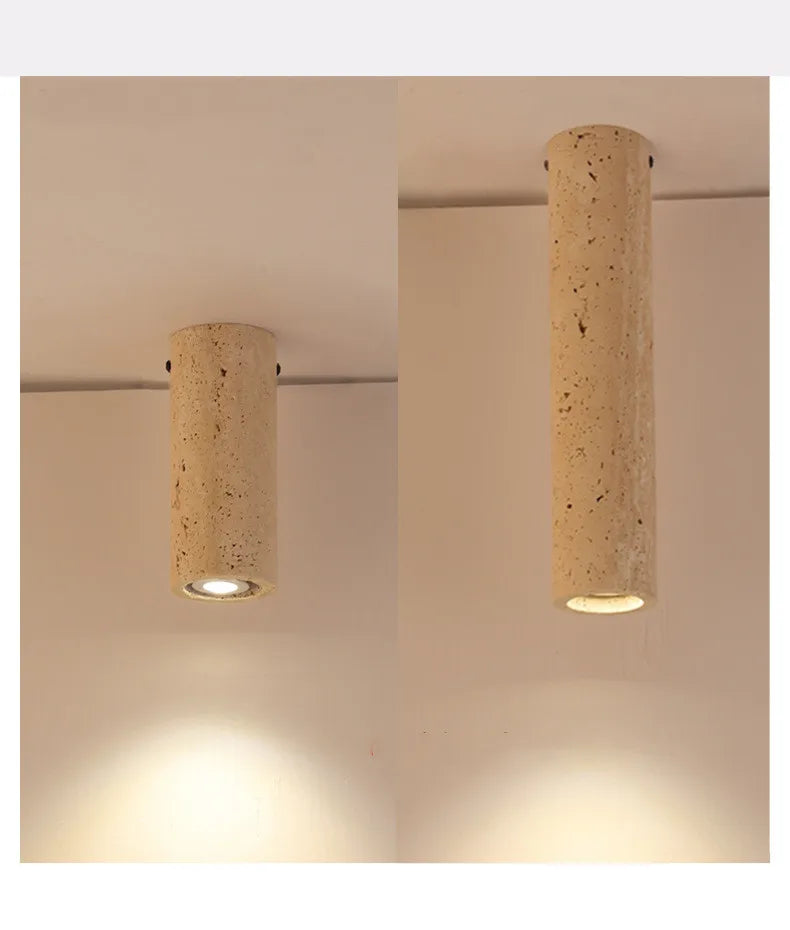 Wabi-Sabi Zylinder-Deckenlampe