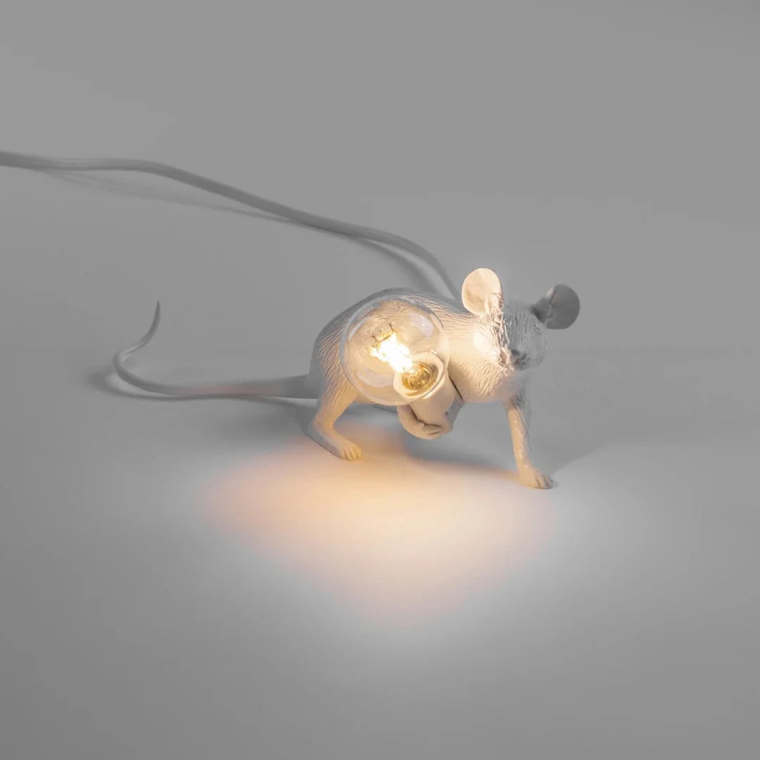 Maus-Skulpturlampe für den Innenbereich, USB-Stecker