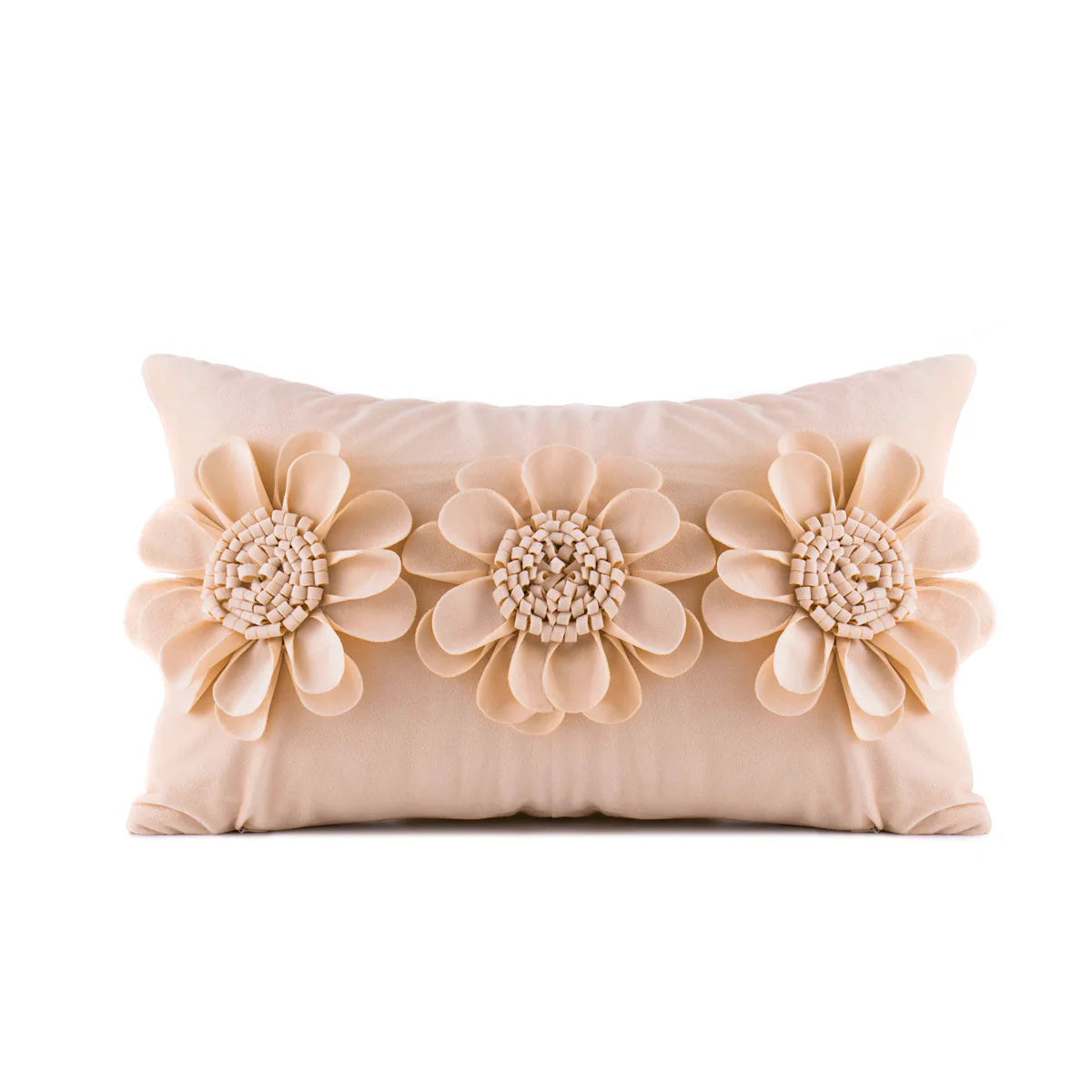 Dutch Daisy Throw Pillow Case, Handmade