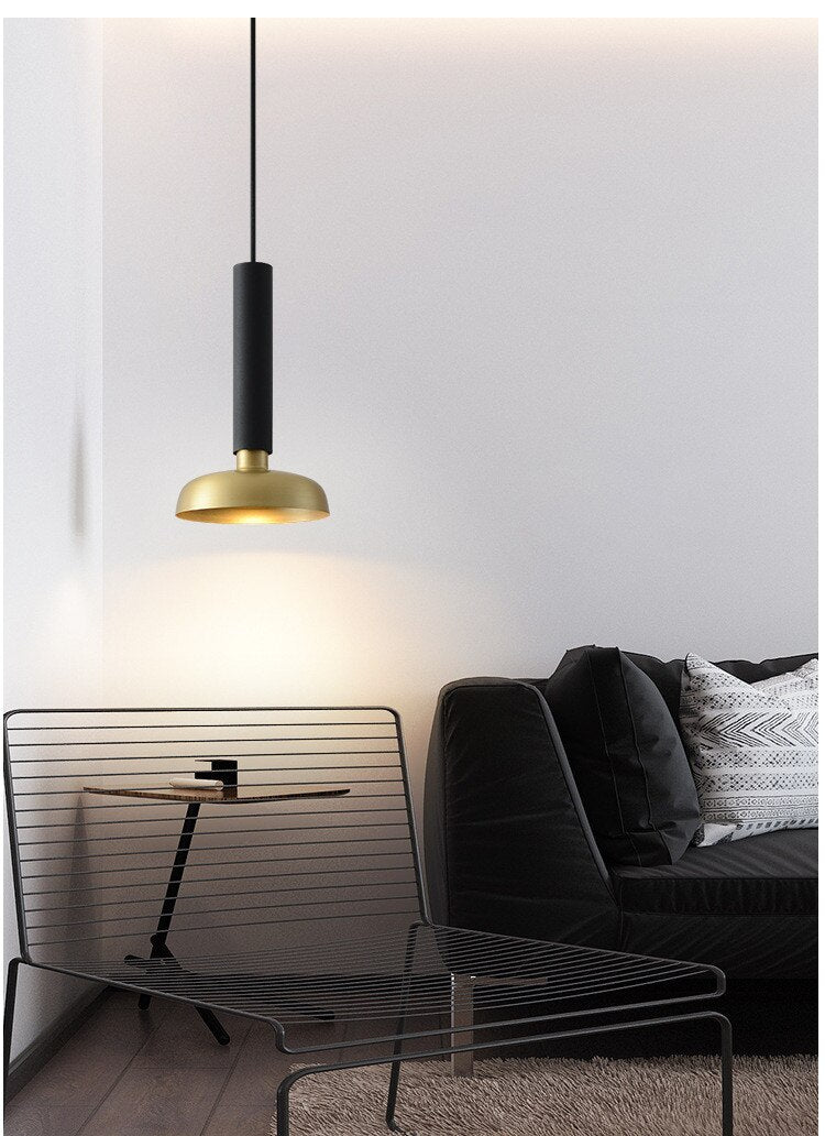 Nordic Black Metal Pendant Light