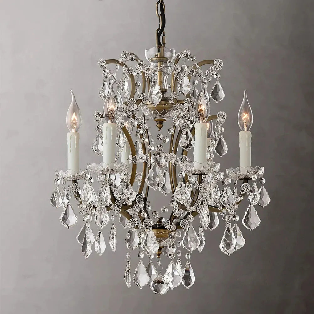 American Luxury Crystal Candle Chandelier