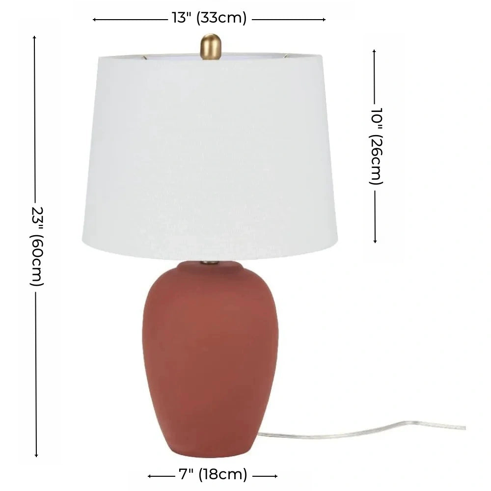 Canyon Ceramic Table Lamp (23")