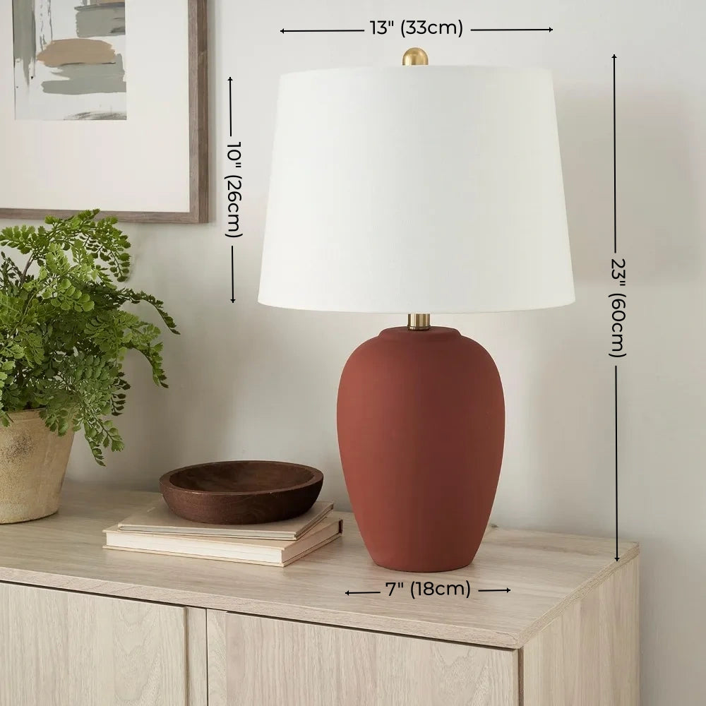 Canyon Ceramic Table Lamp (23")