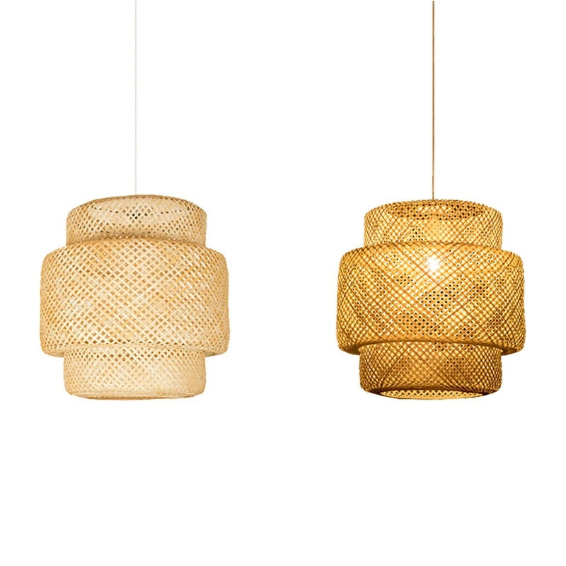 Large Bamboo Pendant Light