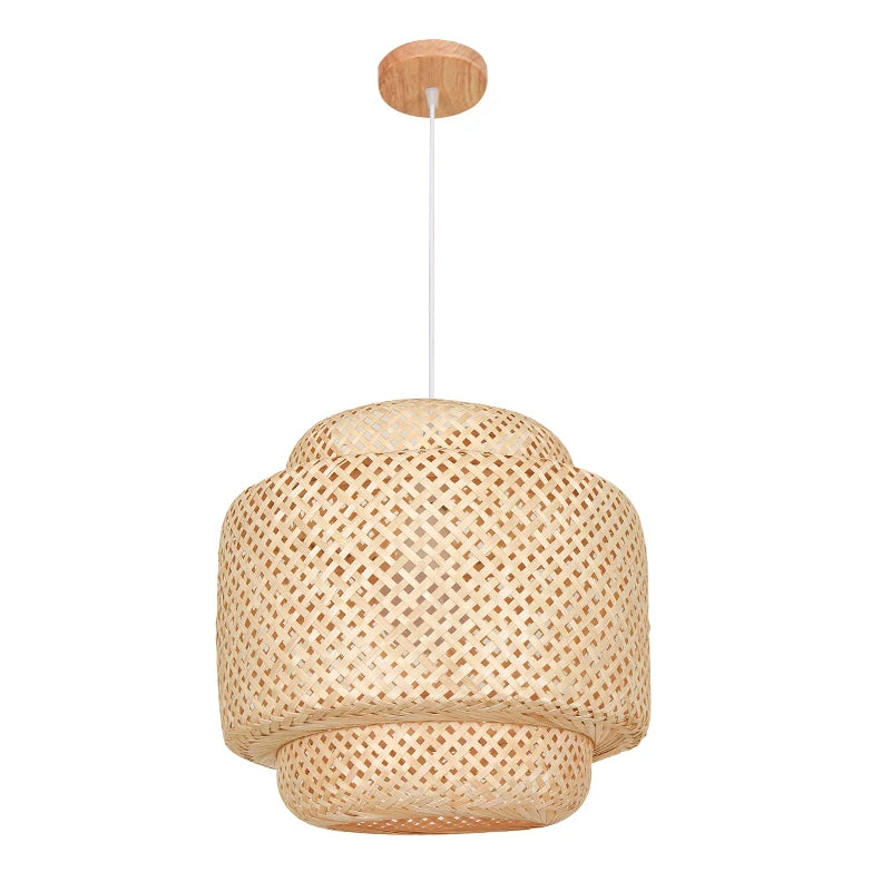 Large Bamboo Pendant Light