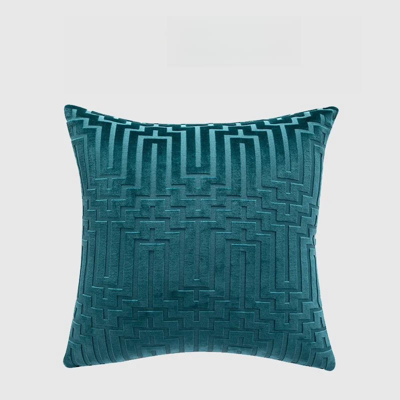 Heavy Cut Velvet Throw Pillow Case