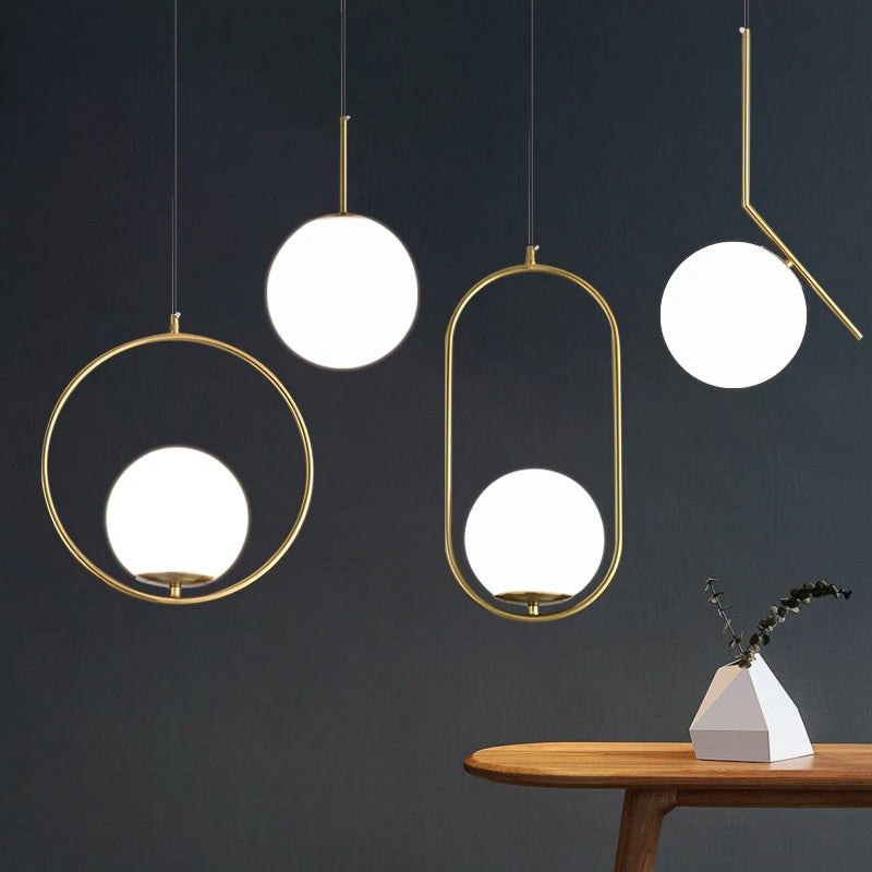 Nordic Glass Pendant Lights