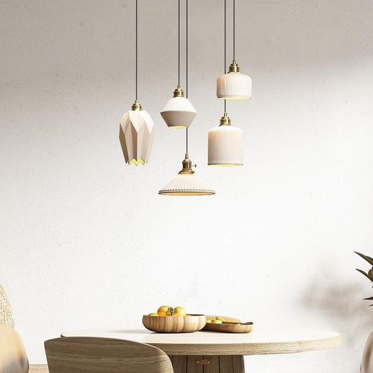 Rhombus Ceramic Pendant Light